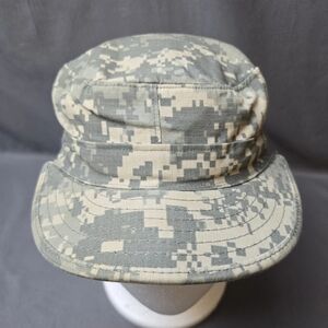 US Army ACU Digital Camo Patrol Cap Military Hat Size 7 1/4